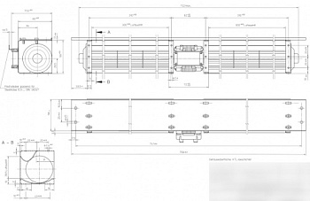 Тангенциальный вентилятор ebmpapst QL4/3030А3-2124L-435 dn