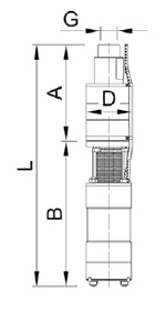 Габаритные размеры ЭЦВ 5-6,5-120