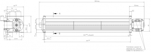 Тангенциальный вентилятор ebmpapst QL4/3000A26-2112LH-445 ck