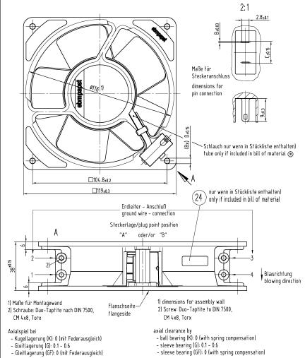 Вентилятор компактный ebmpapst 4606 Z
