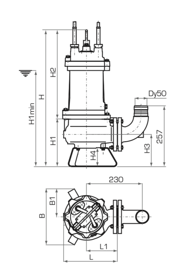Чертеж ПФС 50/125,98-1,1/2 Чертеж ПФС 50:125,98-1,1:2.png