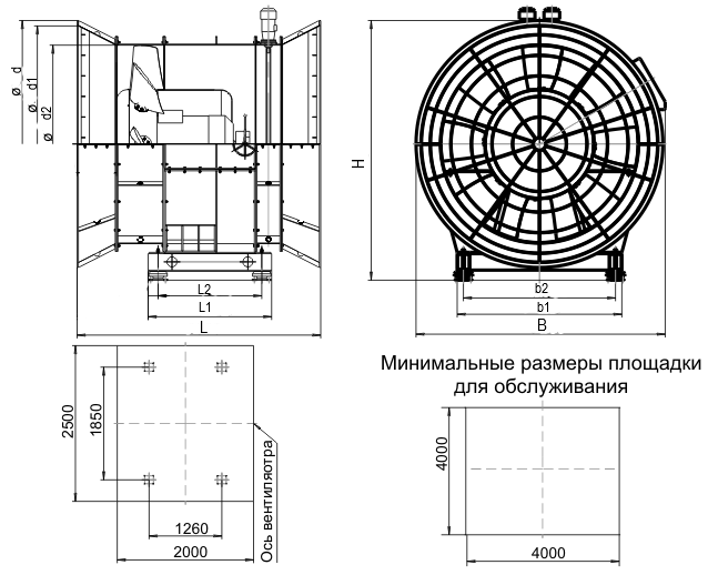 Габаритные размеры ВОМ-24 Габаритные размеры ВОМ-24.png