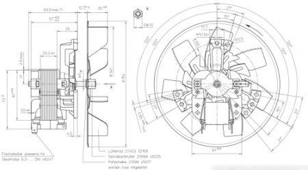 Вентилятор компактный ebmpapst RRL140/0024B69-3020LH/4 agf