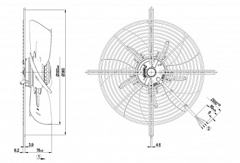 Осевой вентилятор ebmpapst S4E300BR2643