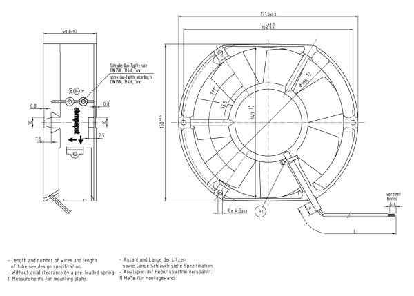 Вентилятор компактный ebmpapst 6424/ 2U