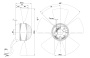 Осевой вентилятор ebmpapst A2E250AE6502