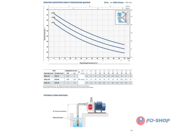 Насос из нержавеющей стали Pedrollo JCR 2 C
