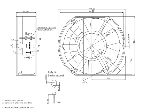 Вентилятор компактный ebmpapst 6424 U