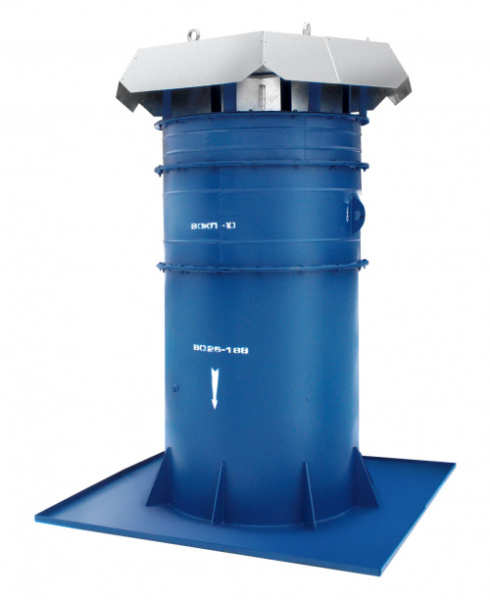 Вентилятор для подпора воздуха ВОКП 30-160 №6,3 мод. 1 с двигателем 1,1/1500