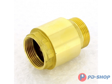 Клапан обратный пружинный с металлическим затвором НВ 1"1/4