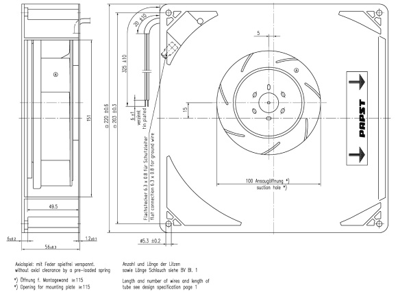 Центробежный вентилятор ebmpapst RG160-28/18 N