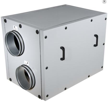 Приточно-вытяжная установка HR85-070EC-RS-VXXX-55RP1 (вод/нагр)