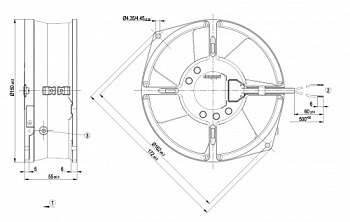 Осевой вентилятор ebmpapst W2S130AA1938