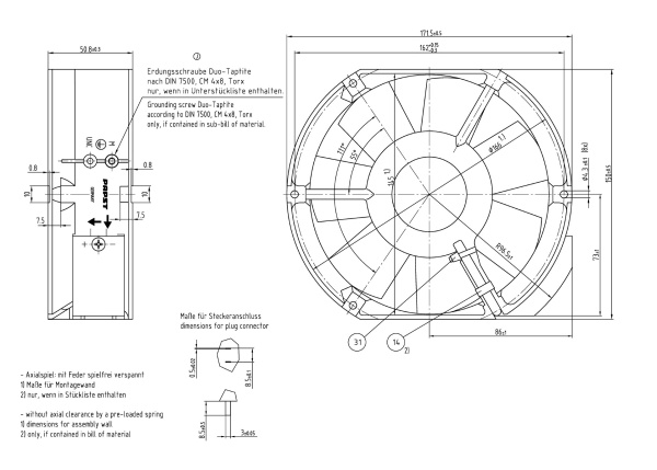 Вентилятор компактный ebmpapst 6424 H