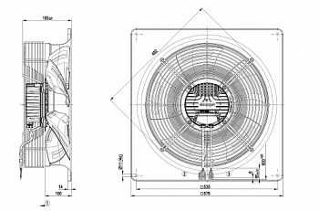 Осевой вентилятор ebmpapst W3G450FL07M1