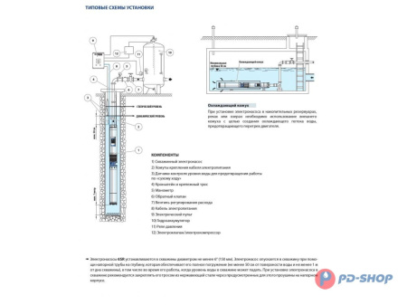 Насос скважинный Pedrollo 6SR 12/21 - PD