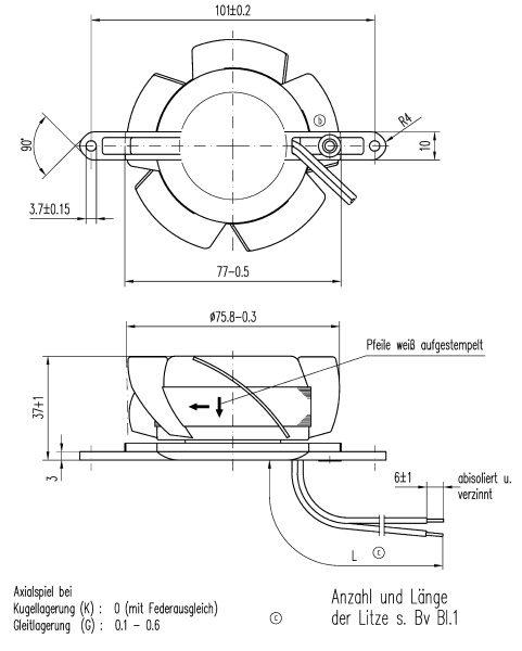 Вентилятор компактный ebmpapst 8800 TV