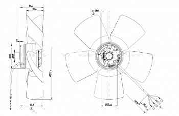 Осевой вентилятор ebmpapst A4E315AC0818