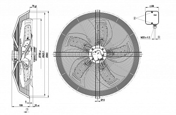 Осевой вентилятор ebmpapst S6D800AD0101
