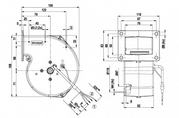 Центробежный вентилятор ebmpapst G2E108AA0101