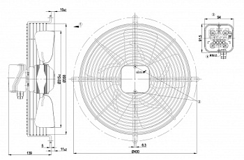 Осевой вентилятор ebmpapst S4E315AC0807