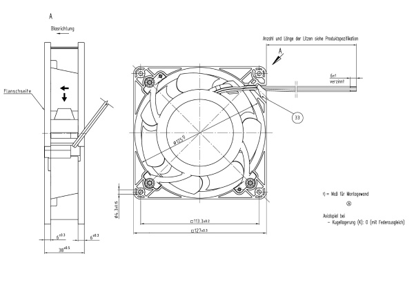 Вентилятор компактный ebmpapst DV 5212/2 N