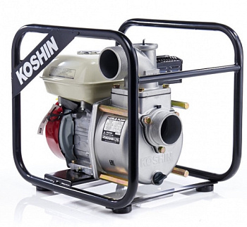 Мотопомпа бензиновая для среднезагрязненных вод Koshin STH-80X