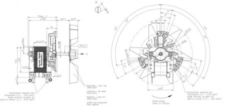Вентилятор компактный ebmpapst RRL152/0020A92-3030LH-197apy