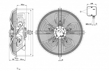 Осевой вентилятор ebmpapst S4D630BD0102