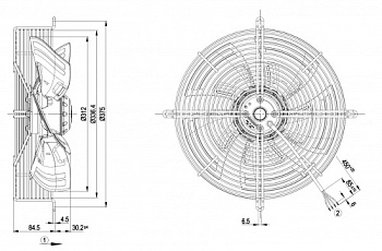 Осевой вентилятор ebmpapst S4E315AS2031