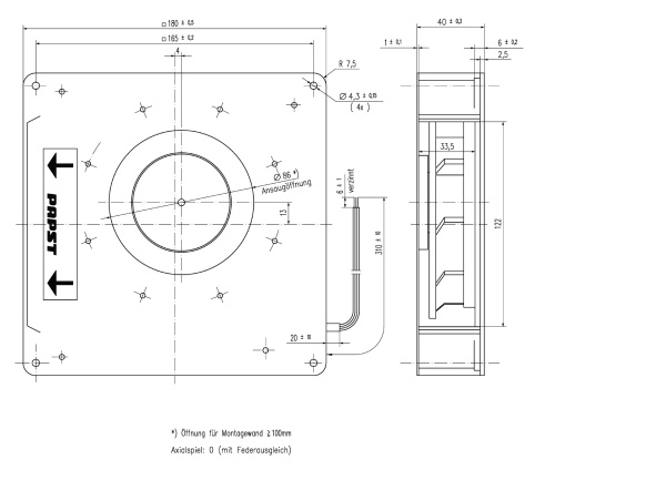Вентилятор компактный ebmpapst RG 125-19/12 N/12