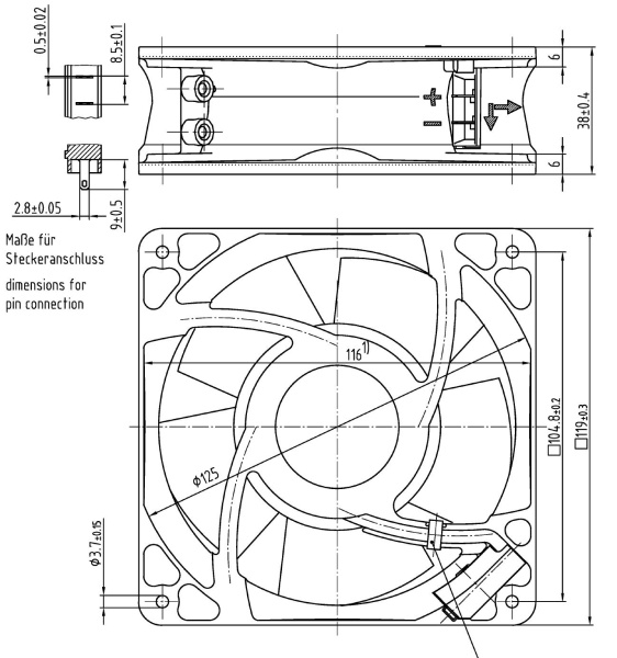 Вентилятор компактный ebmpapst 4184 NXH